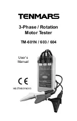 Preview for 1 page of Tenmars TM-601N User Manual