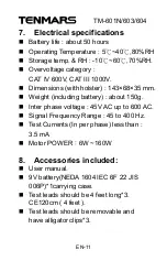 Preview for 13 page of Tenmars TM-601N User Manual