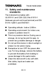 Preview for 17 page of Tenmars TM-601N User Manual