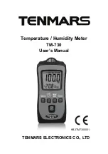 Preview for 1 page of Tenmars TM-730 User Manual