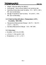 Preview for 5 page of Tenmars TM-730 User Manual