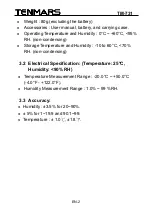 Preview for 5 page of Tenmars TM-731 User Manual