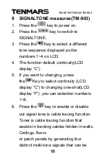 Preview for 13 page of Tenmars TM-901N User Manual