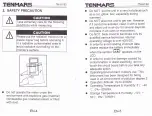 Preview for 3 page of Tenmars TM-91 User Manual