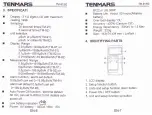 Preview for 4 page of Tenmars TM-91 User Manual