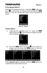 Preview for 6 page of Tenmars TM-93 User Manual