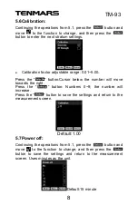 Preview for 10 page of Tenmars TM-93 User Manual