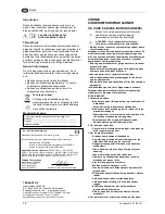 Preview for 18 page of Tennant 1071121 Operator And Parts Manual