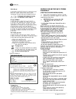 Предварительный просмотр 46 страницы Tennant 1071121 Operator And Parts Manual