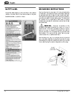 Preview for 5 page of Tennant 1072864 Operator And Parts Manual