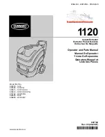 Tennant 1120 Operator And Parts Manual preview