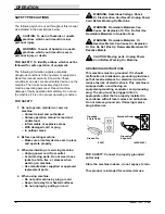 Preview for 6 page of Tennant 1230 Operator And Parts Manual