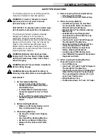 Preview for 3 page of Tennant 140E Operator And Parts Manual