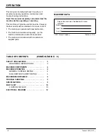 Preview for 2 page of Tennant 200 Operator And Parts Manual