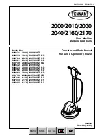 Tennant 2000 Operator And Parts Manual preview