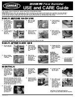 Tennant 2500XPD Use And Care Manual preview