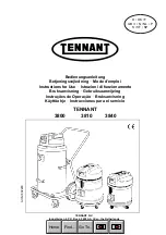 Tennant 3800 Instructions For Use Manual предпросмотр