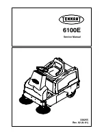 Tennant 6100E Service Manual preview