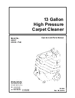 Tennant 613337 Operator And Parts Manual предпросмотр