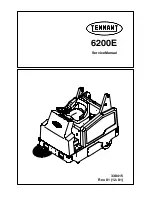 Tennant 6200E Service Manual preview