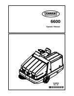 Tennant 6600 Operator'S Manual preview