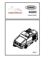 Tennant 8400D Operator'S Manual preview