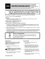 Предварительный просмотр 1 страницы Tennant 9015013 Instruction Bulletin