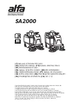 Предварительный просмотр 1 страницы Tennant Alfa SA2000 Operator'S Manual