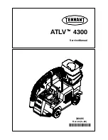 Tennant ATLV 4300 Service Manual preview