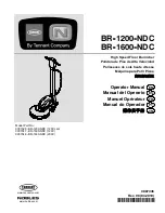 Tennant BR-1200-NDC Operator'S Manual preview