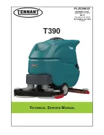 Tennant T390 Technical & Service Manual preview