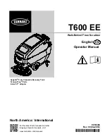 Tennant T600 EE Operator'S Manual preview