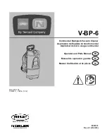 Tennant V-BP-6 Operator And Parts Manual предпросмотр