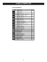 Предварительный просмотр 27 страницы Tennant V-LWU-13 Operator And Parts Manual