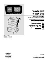 Предварительный просмотр 1 страницы Tennant V-WD-16B Operator'S Manual