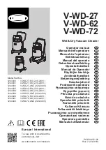 Tennant V-WD-27 Operator'S Manual preview