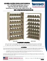 Tennsco 2476 Series Assembly Instructions/Parts Manual preview