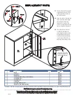 Preview for 2 page of Tennsco 4218 Assembly Instructions/Parts Manual