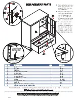 Preview for 2 page of Tennsco DWR-4218 Assembly Instructions/Parts Manual