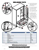 Предварительный просмотр 2 страницы Tennsco DWR-6618 Assembly Instructions/Parts Manual