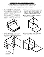 Предварительный просмотр 2 страницы Tennsco Enclosed Foreman’s Desk Assembly Instructions/Parts Manual