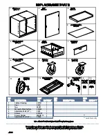 Preview for 4 page of Tennsco MB-2-2542-MGY Assembly Instructions/Parts Manual