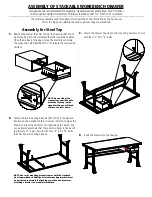 Preview for 2 page of Tennsco Stackable Workbench Drawer Unit Assembly Instructions/Parts Manual