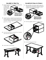 Предварительный просмотр 3 страницы Tennsco Stackable Workbench Drawer Unit Assembly Instructions/Parts Manual