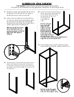 Preview for 2 page of Tennsco Z-Line Steel Shelf Unit Assembly Instructions/Parts Manual