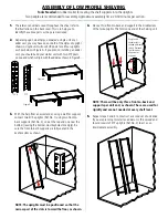 Preview for 2 page of Tennsco ZA7-4824S-4D Assembly Instructions/Parts Manual