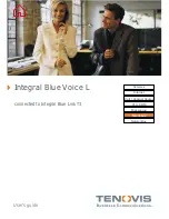 Preview for 1 page of Tenovis Integral Blue Voice L User Manual