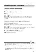 Предварительный просмотр 23 страницы Tenovis Integral T3 Compact User Manual