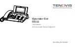 Tenovis OS33 Operating Instructions Manual предпросмотр