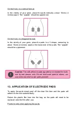 Предварительный просмотр 17 страницы TensCare OVA+ Instructions For Use Manual